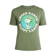 thumbnail image 2 of Peanuts Snoopy Green Earth Happy Earth Men’s and Big Men’s Graphic Tee, Sizes S-3XL, 2 of 5