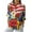 Blue-9, variant on Button down Shirt women Long Sleeve Lapel Trendy Patriotic Tee Red White and Blue Graphic Shirt Summer Basic Tops