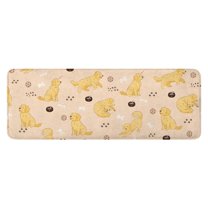 Golden Retriever Kitchen Rug Mat,Kitchen Runner Rugs Non Skid Washable,Decorative Kitchen Floor Mats for Kitchen,Sink,Laundry,17"x47.2"