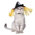 thumbnail image 1 of Sombrero De Espantapájaros Para Mascotas, Con Banda Elástica Sombrero Para Mascotas De Halloween Duradero Y Fácil De Limpiar 9.84x6.69x0.39 Pulgadas Para Fotografía Navideña, 1 of 7
