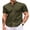 Green, variant on COOFANDY Mens Casual Dress Shirt Short Sleeve Button Up Shirts No Collar Collarless Dress Shirts Summer Fitted Shirts