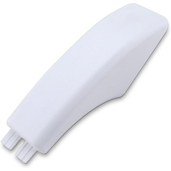 Whole Parts Oven End Cap Handle (White) Part # WB07K10043 - Replacement and Compatible with Some GE Ovens