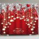 thumbnail image 1 of Cortina de ducha navideña de 180 cm x 188 cm, tema navideño de Año Nuevo, juego de decoración de baño de tela con ganchos (I) Rojo Verde RV1016-0123451FYD, 1 of 1