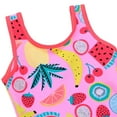 thumbnail image 3 of BAOHULU Girls Swimsuit One Piece UPF 50+ Printed Skirted Bathing Suit Floral Swimwear, 3 of 6