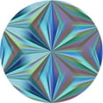 thumbnail image 1 of Ahgly Company Indoor Round Patterned MediumTurquoise Green Area Rugs, 5' Round, 1 of 1