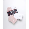 thumbnail image 2 of Calcetines deportivos acolchados Reebok Comfort para mujer, 4 a 10 unidades, color rosa, paquete de, 2 of 7