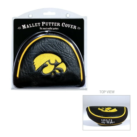 Iowa Hawkeyes Nylon Headcover - Team Golf NCAA Iowa Golf Mallet Putter Cover
