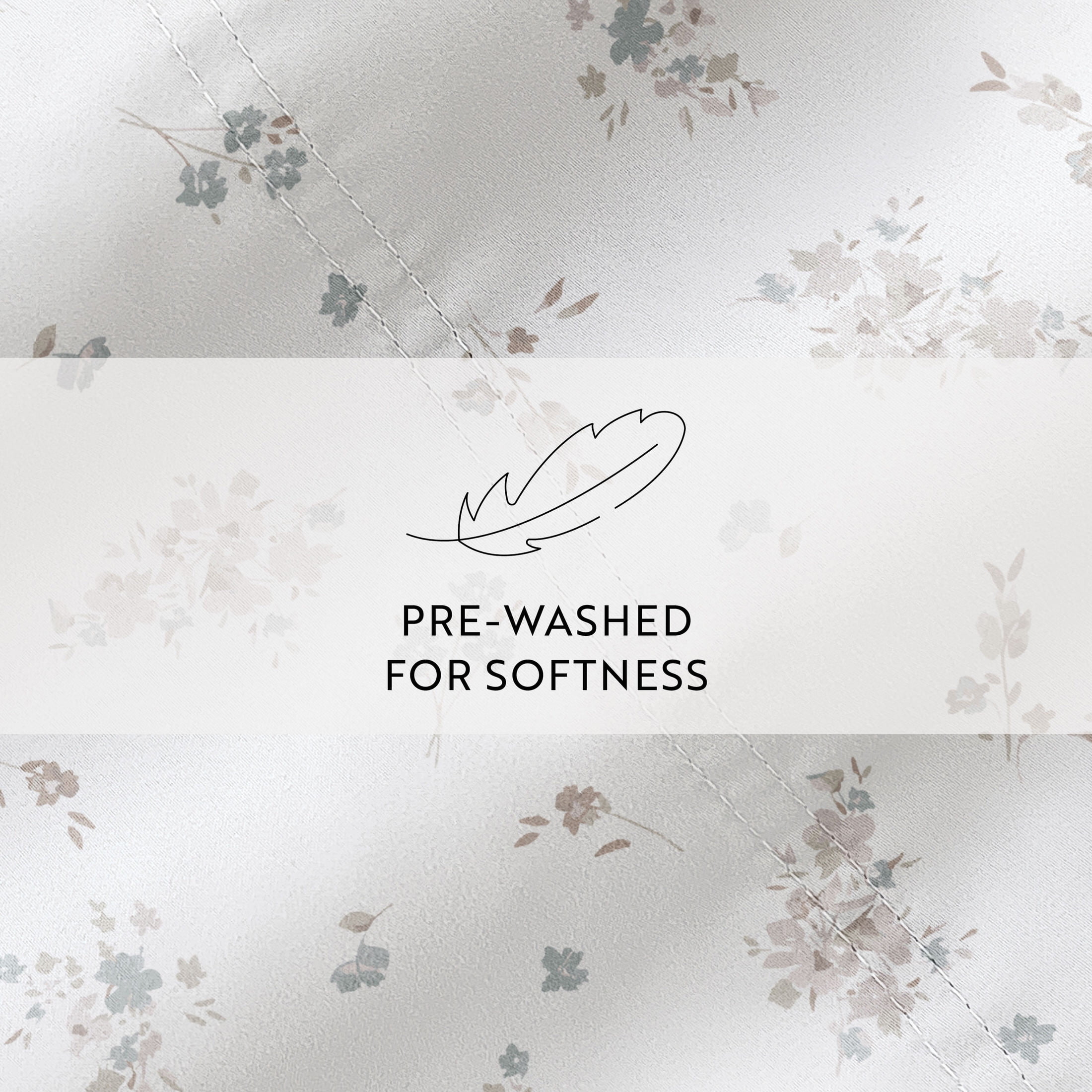 Noble Linens 4 Piece 300TC Cotton Printed Sheets, Bouquet Bliss Pink, California King