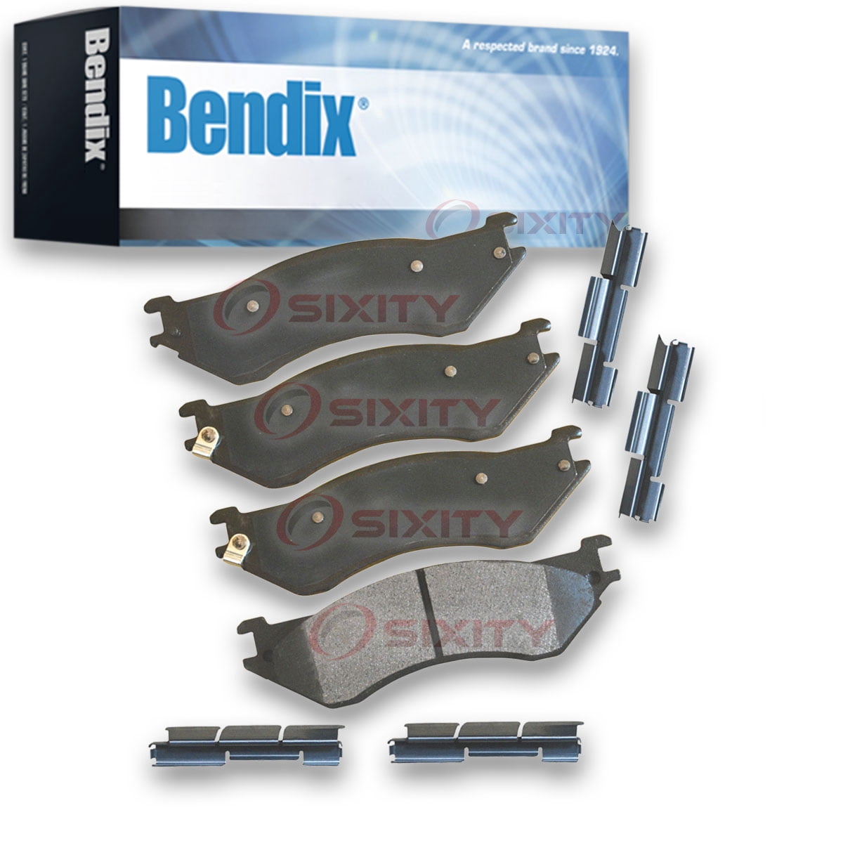 Bendix Brakes Disc Brake Pad Set Fits select: 2004-2005 DODGE RAM 1500