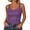 Purple, variant on MHOSTAFH Women's Rhinestone Tank Top Sleeveless Scoop Neck Camisole Ribbed Going Out Tops for Club Party