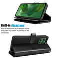 thumbnail image 4 of Njjex For Motorola Moto G Power 5G 2025 Wallet Case, Luxury PU Leather [9 Card Slots] Folio Cover with Detachable Magnetic Hard Case + Kickstand & Wrist Strap - Black, 4 of 6