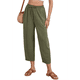thumbnail image 2 of Pantalones Rectos Holgados e Informales de Algodón y , Color Verde , Talla XXXL, 2 of 8