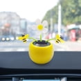 thumbnail image 3 of Office Cubicle Decor Office Desk Decor Yellow Solar Powered Swinging and Decorations Home Office Desk Decor for Outdoor Patio Spring Holiday Decor Single Pack, 3 of 7