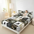 thumbnail image 4 of Manfei Western Cowboy Bed Sheets,Rustic Farmhouse Cabin King Sheets,Army Green Camouflage Sheet Set For Girls Teens,Microfiber Bedroom Decor,4 Pieces, 4 of 7