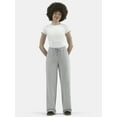 thumbnail image 2 of No Boundaries Soft Fleece Wide Leg Sweatpants, Women’s, 2 of 5