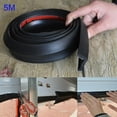 thumbnail image 1 of Bande d'Étanchéité en Caoutchouc de Remplacement pour Fond de Porte de Garage 5 m, Coupe-Froid, Joint de Fond de Porte, 1 of 4