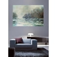 thumbnail image 2 of Wallhogs Monet The Break Up at Vetheuil (1883) Wall Mural, 2 of 2