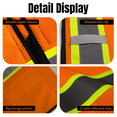 thumbnail image 5 of evershare Safety Vest with 5 Pockets & Zipper Reflective High Visibility Vest Class 2 Outdoor Workwear Meets ANSI/ISEA, 5 of 6