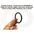 thumbnail image 5 of Captain O-Ring  Replacement 86006900 / 2-331-RPM O-Rings for Pentair Upper and Lower Bulkhead, Clean & Clear, FNS, Nautilus, etc 3 Pack, 5 of 7