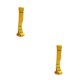thumbnail image 4 of Soidarity Correa de fitness Pasador de carga Tricep Levantamiento de pesas Accesorios de ayuda Correas de servicio pesado Placas de peso Cables Amarillo 2piezas, 4 of 6