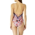 thumbnail image 3 of Juniors' Open Lace-Up Back One-Piece Swimsuit, 3 of 4