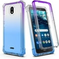 thumbnail image 6 of Spy Case for Nokia C100 with [Tempered Glass Screen Protector], Front Frame, Rugged Drop Protection, Full-Body Protection for Nokia C100 - Blue/Clear, 6 of 7