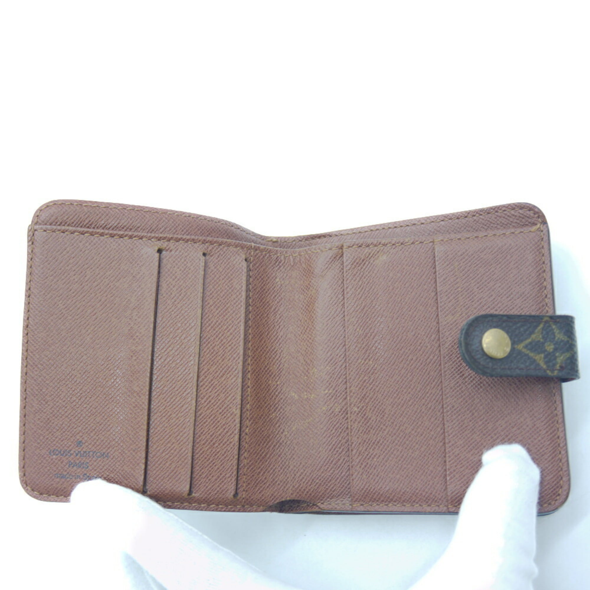 Louis Vuitton Compact Zip Wallet, Monogram