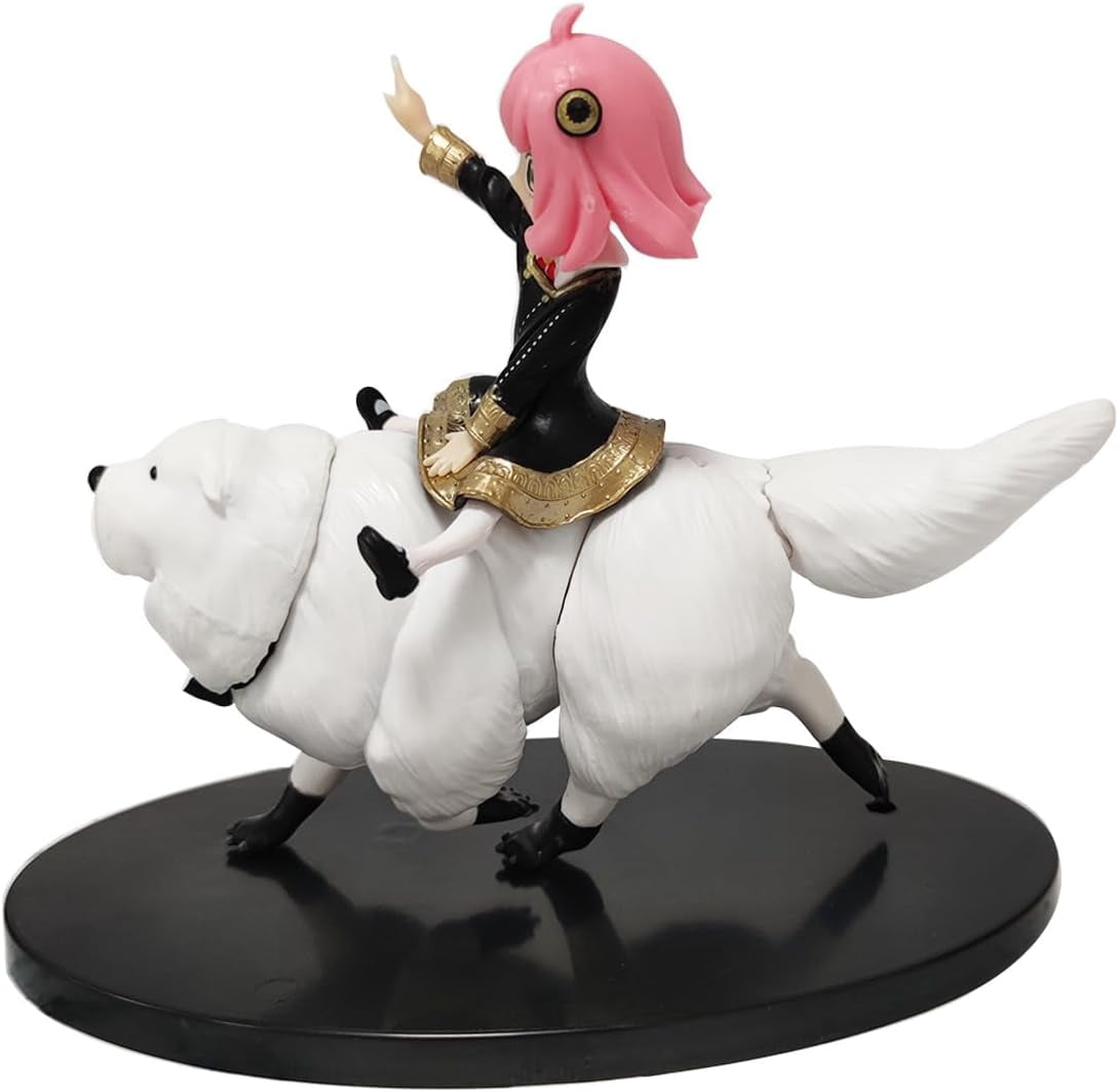 Newly Anya Bond Figure Walking Happy Cute Anya Bond Forger Anime Figures 14cm/5.5inch Anime Character Model Desktop Decoration Gifts