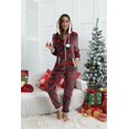 thumbnail image 1 of Onesies de esqueleto para mujer, pijamas de Halloween, traje cálido con capucha suave, mono de Navidad para niñas, ropa de casa linda de moda, Invierno, 1 of 4