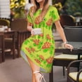 thumbnail image 3 of Lsque Cartoon Turtles 1 Print Women's Casual Dress T-Shirt Summer Short Sleeve Scoop Neck Swing Dresses, 3 of 6