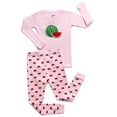 thumbnail image 1 of Leveret Watermelon Shorts or Long 2 Piece Pajama 100% Cotton (Size 2-10 Years), 1 of 2