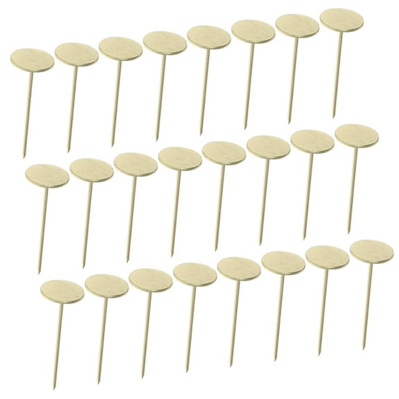 ELAYARD Golden Upholstery Tack Nails 50pcs 5x1.8cm Flat Iron Decorative High Strength Furniture Tacks