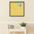 thumbnail image 3 of PinPix 24x24 Custom Cork Bulletin Board Honey Pastel Poster Board Has a Fabric Style Canvas Finish, Framed in Honey Pastel, by ArtToFrames (PinPix-1810), 3 of 5