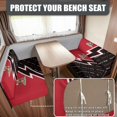 thumbnail image 2 of HELLHERO RV Dinette Cushion Covers Washable Stretch, Compatible with Bench Seats Camper Camper Cushion Covers(Trinidad and Tobago Flag), 2 of 9