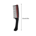 thumbnail image 5 of Peine para desenredar Soidarity con rodillo negro 1 paquete herramientas portátiles de barbero, 5 of 5