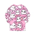 thumbnail image 6 of Nwiuh Pajamas Set 2 Piece Long Sleeve Top with Pants Soft Pjs Set Cute Sleepwear(Hot Pink,3-4 Years), 6 of 9