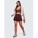 thumbnail image 3 of Sostén Deportivo CRZ YOGA Butterluxe Sin Aros Cuello en V Café XL, 3 of 5