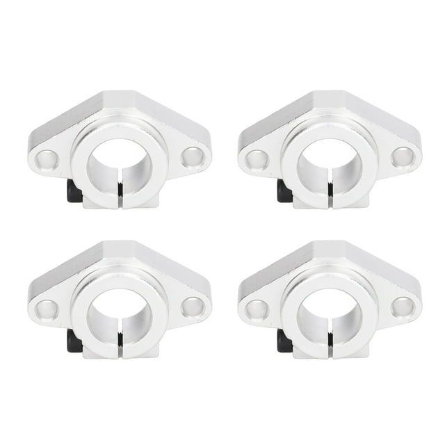 Linear Motion Rail Bracket, Wear Resistant High Frictional Resistance 4 Pcs Rust Proof Guide Shaft Support Practical For Precise Equipment SHF16,SHF20,SHF25