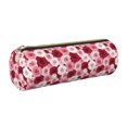 thumbnail image 1 of Disketp Rose Estuche Organizador de Lápices de Cuero, Estuche de Oficina con Cremallera para Bolígrafo y Lápiz, 1 of 6