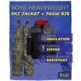 thumbnail image 2 of iXtreme Boys Snowsuit Set - 2 Piece Insulated Ski Jacket and Overall Snow Bibs for Boys (12M-7), 2 of 7