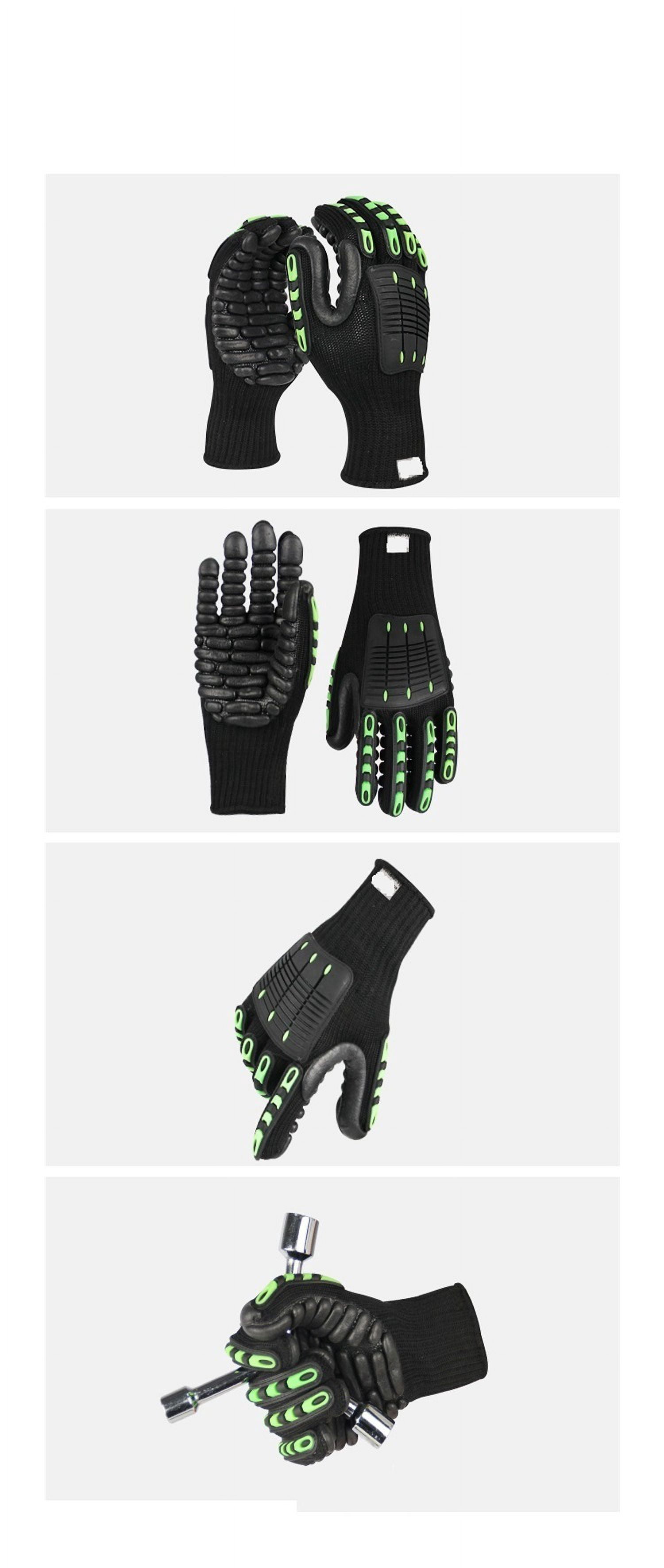Cut Resistant Anti Vibration Safety Work Glove Mechanics Industry Working Gloves Apply To Wood Carving, Carpentry And Knife Working