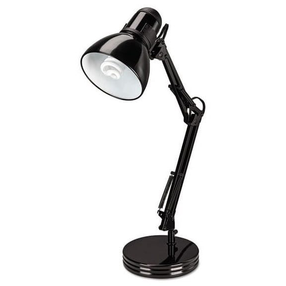 Architect Desk Lamp, Adjustable Arm, 6.75"w X 11.5"d X 22"h, Black | Bundle of 2 Each