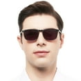 thumbnail image 6 of OCCI CHIARI Mens Reader Sunglasses 1.00 Reading Sunglasses UV Protection Outdoor 1.0 1.25 1.5 1.75 2.0 2.25 2.5 2.75 3.0 3.5(Black,1.00) with Acrylic Lens, 6 of 7