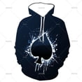 thumbnail image 3 of Sudadera con capucha con estampado 3D de arte de rayas de colores, sudaderas con capucha con gráficos de ocio, sudaderas de manga larga de moda, ropa de calle para niños y hombres, 3 of 5