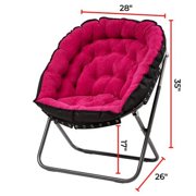 DormCo Papasan Moon Chair - Pink