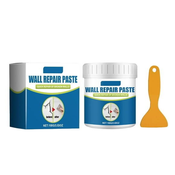 fsxdhpcsgfc Wall Paste Covers Stains Wall Paint Off Proof Wall Paint Cracks Agent Wall Filler for Holes Tube Wall Filler for Holes Wall Filler Paste Wall Filler Plaster Wall Fillers for Bedroom Wall