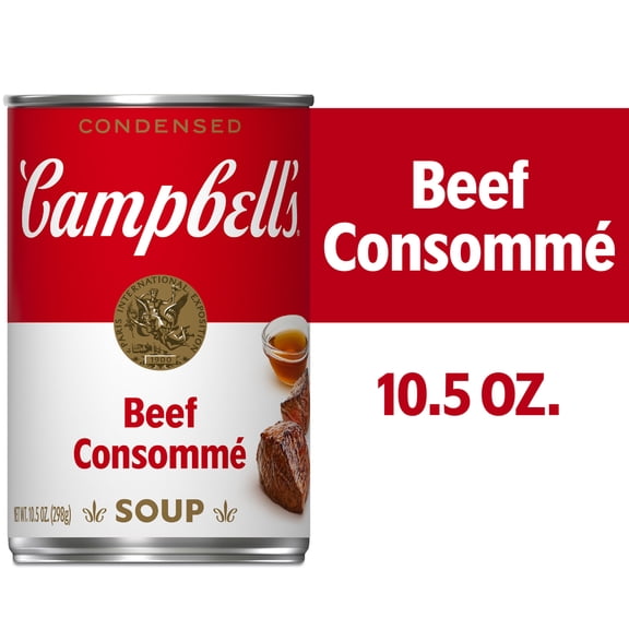 Campbell's Condensed Beef Consomme Soup, 10.5 oz Can