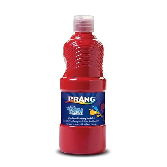 Dixon Ticonderoga DIX10701-6 16 oz Prang Washable Paint, Red - 6 Each