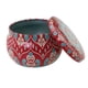 thumbnail image 1 of Elegante tarro de aromaterapia de metal con forma de tambor: un regalo de Navidad único para ambientes sofisticados, 1 of 6