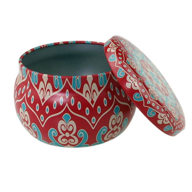 Elegante tarro de aromaterapia de metal con forma de tambor: un regalo de Navidad único para ambientes sofisticados